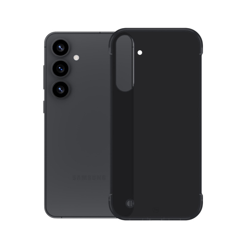 Capa 3mk Just20g Matt Case para Samsung Galaxy S25, preto mate