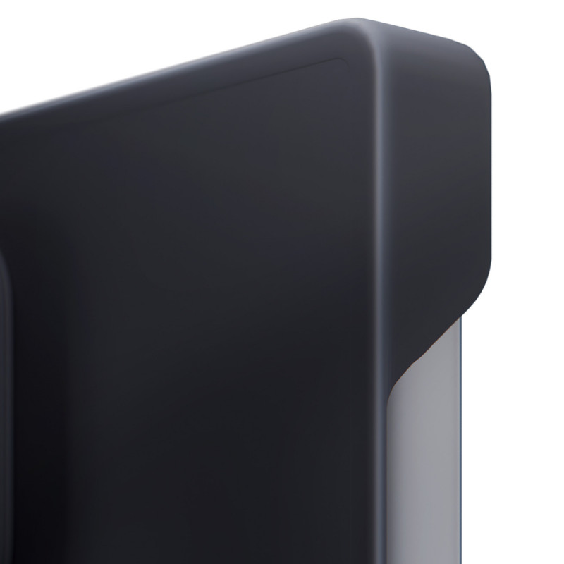 Capa 3mk Just20g Matt Case para Samsung Galaxy S25 Ultra, preto mate