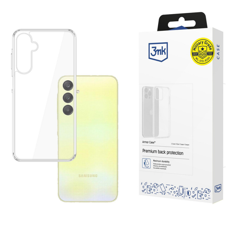 3MK Armor Case capa para Samsung Galaxy A26 5G, transparente