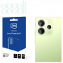 3MK Lens Protection vidro híbrido para a câmara do Xiaomi Redmi Note 14 4G (4 un.)