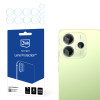 3MK Lens Protection vidro híbrido para a câmara do Xiaomi Redmi Note 14 4G (4 un.)