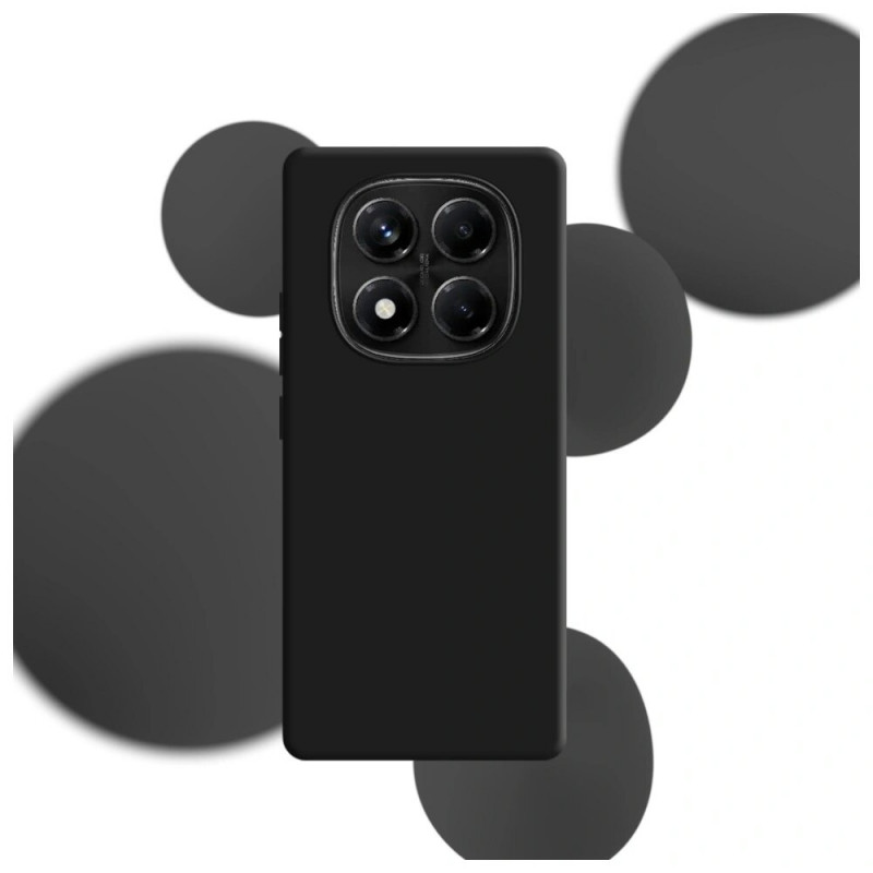 3MK Silicone Case capa de silicone para Xiaomi Redmi Note 14 Pro 5G, preta