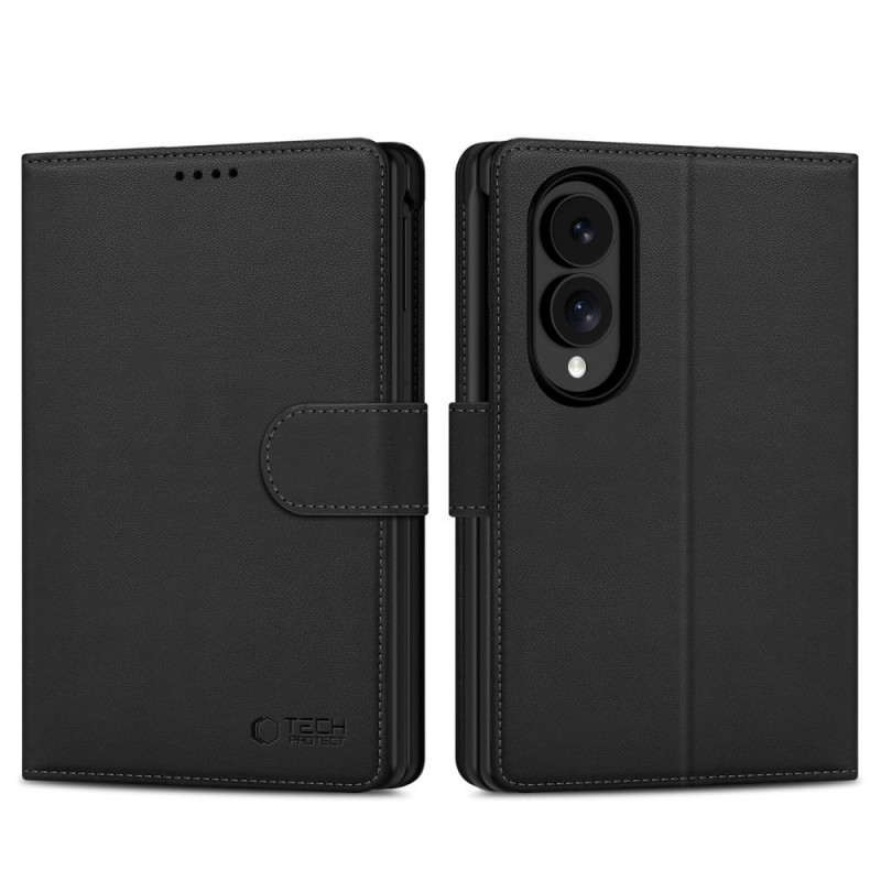 Tech-Protect Wallet capa carteira para Samsung Galaxy Z Fold 8, preta