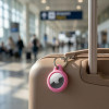Tech-Protect Rough porta-chaves protetor para Apple AirTag 1 / 2, rosa