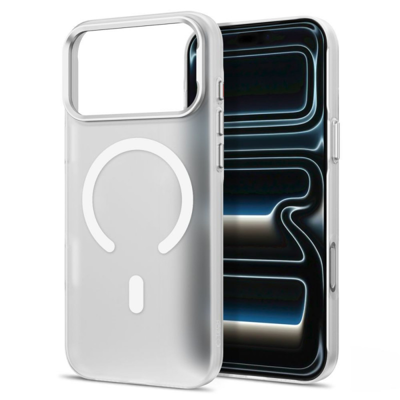Tech-Protect MagZero MagSafe capa para Apple iPhone 17 Pro / 18 Pro, branca mate
