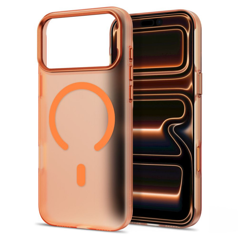 Tech-Protect MagZero MagSafe capa para Apple iPhone 17 Pro / 18 Pro, Cosmic Orange mate