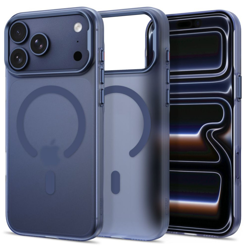 Tech-Protect MagZero MagSafe capa para Apple iPhone 17 Pro Max / 18 Pro Max, azul intenso mate