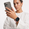 Tech-Protect Nylon Sport bracelete para Apple Watch 44/45/46/49 mm, rosa claro