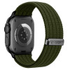 Tech-Protect Nylon Sport bracelete para Apple Watch 44/45/46/49 mm, verde-escura