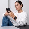 Tech-Protect Nylon Sport bracelete para Apple Watch 44/45/46/49 mm, laranja