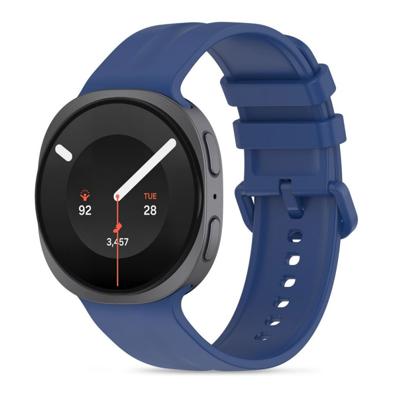 Tech-Protect Silicone Evo bracelete para Samsung Galaxy Watch 8 / 9 / Classic 40 / 44 / 46 mm, azul-marinho