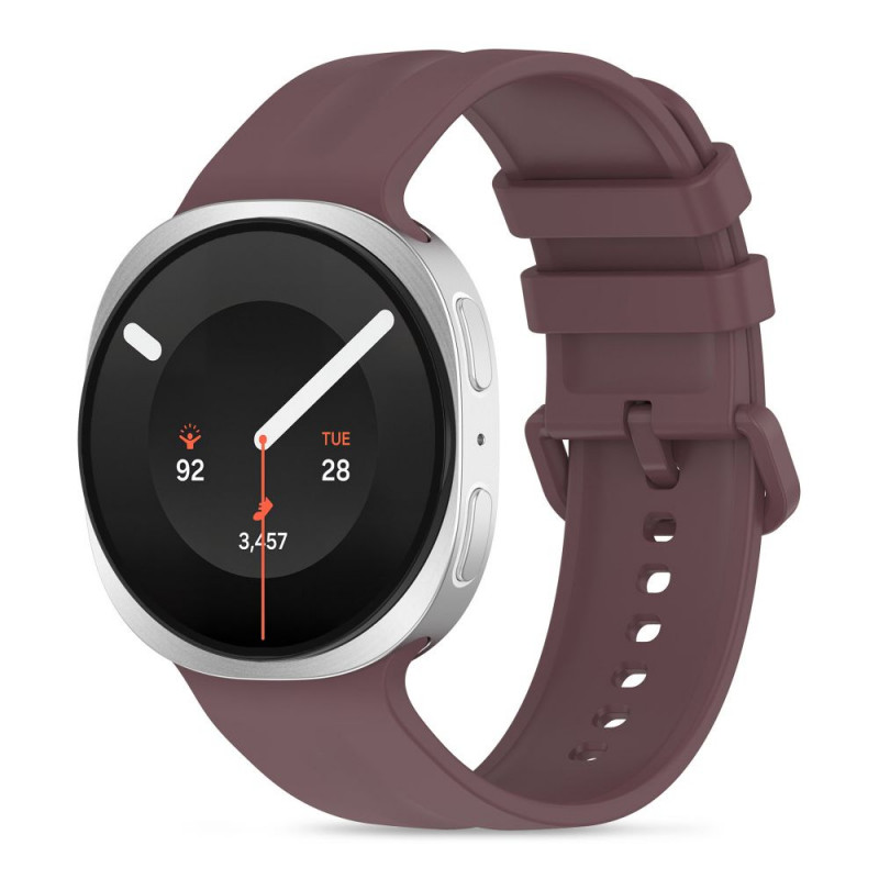 Tech-Protect Silicone Evo bracelete para Samsung Galaxy Watch 8 / 9 / Classic 40 / 44 / 46 mm, ameixa aveludada