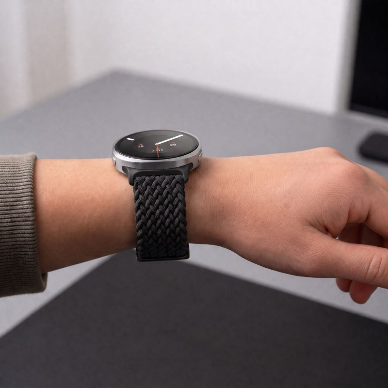 Tech-Protect NylonMag bracelete para Samsung Galaxy Watch 8 / 9 / Classic 40 / 44 / 46 mm, preta