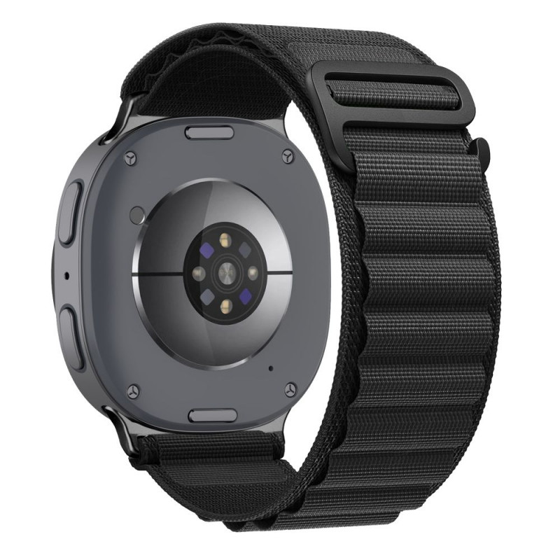 Tech-Protect Nylon Pro bracelete para Samsung Galaxy Watch 8 / 9 / Classic 40 / 44 / 46 mm, preta