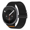 Tech-Protect Nylon Clasp bracelete para relógio para Samsung Galaxy Watch 8 / 9 / Classic 40 / 44 / 46 mm, preta