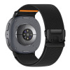 Tech-Protect Nylon Clasp bracelete para relógio para Samsung Galaxy Watch 8 / 9 / Classic 40 / 44 / 46 mm, preta