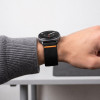 Tech-Protect Nylon Clasp bracelete para relógio para Samsung Galaxy Watch 8 / 9 / Classic 40 / 44 / 46 mm, preta