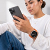 Tech-Protect Nylon Clasp bracelete para relógio para Samsung Galaxy Watch 8 / 9 / Classic 40 / 44 / 46 mm, laranja