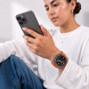 Tech-Protect Nylon Clasp bracelete para relógio para Samsung Galaxy Watch Ultra 1 / 2 2024-2026 47 mm, laranja