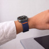 Tech-Protect Nylon Clasp bracelete para relógio para Samsung Galaxy Watch Ultra 1 / 2 2024-2026 47 mm, azul-marinho