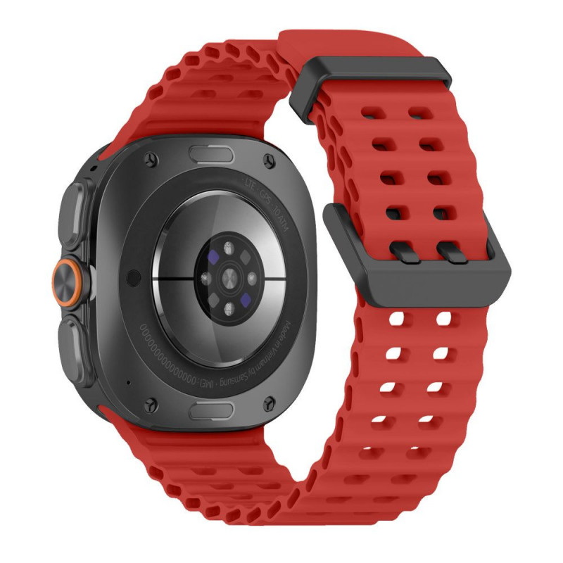 Tech-Protect Iconband Pro bracelete para relógio para Samsung Galaxy Watch Ultra 1 / 2 2024-2026 47 mm, vermelha carmesim