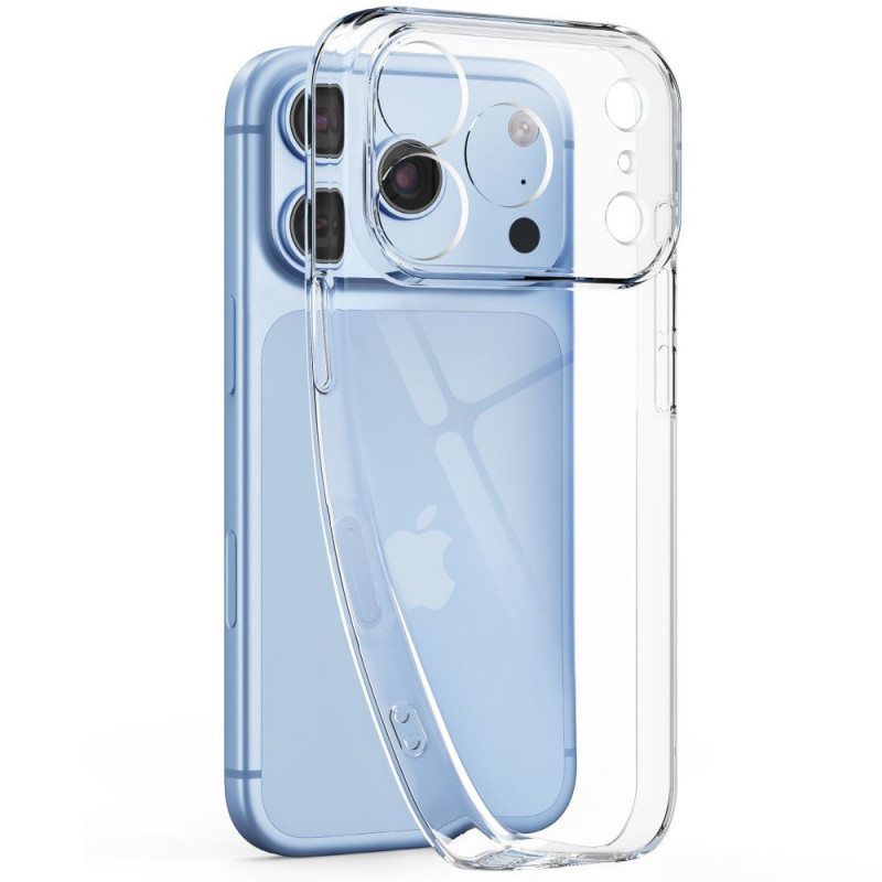 Tech-Protect FlexAir + Glass capa com vidro temperado (2 un.) para Apple iPhone 17 Pro / 18 Pro, transparente