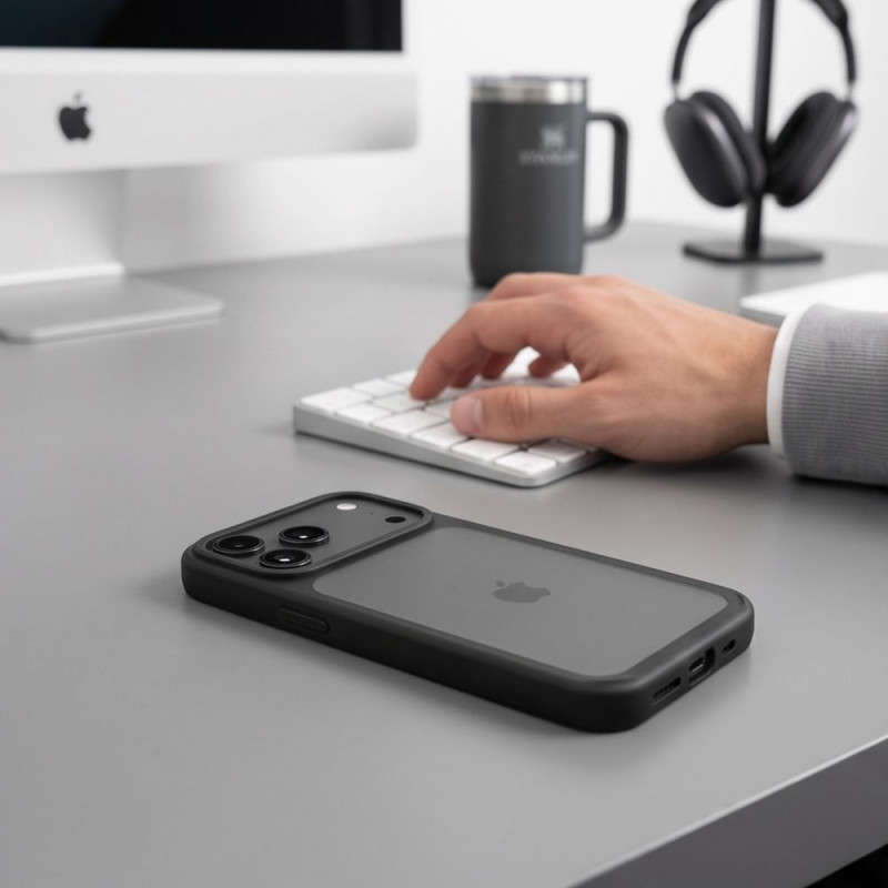 Tech-Protect Magmat CC capa para Apple iPhone 17 Pro / 18 Pro, preto mate