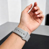 Tech-Protect Silicone bracelete para Apple Watch 8/9/10/11/12/SE 40/41/42 mm, cinzenta