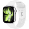 Tech-Protect Silicone bracelete para Apple Watch 8/9/10/11/12/SE 40/41/42 mm, branca