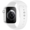 Tech-Protect Silicone bracelete para Apple Watch 8/9/10/11/12/SE 40/41/42 mm, branca
