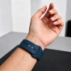 Tech-Protect Silicone bracelete para Apple Watch 8/9/10/11/12/SE 40/41/42 mm, azul-marinho