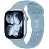 Tech-Protect Silicone bracelete para Apple Watch 8/9/10/11/12/SE 40/41/42 mm, azul