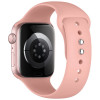 Tech-Protect Silicone bracelete para Apple Watch 8/9/10/11/12/SE/Ultra 44/45/46/49 mm, rosa antigo