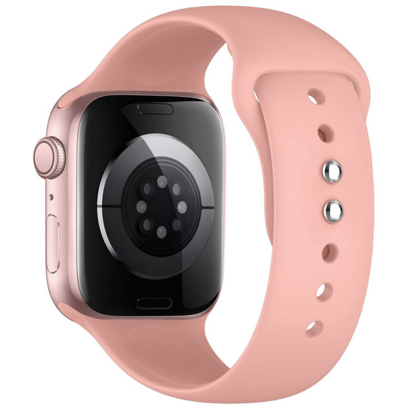Tech-Protect Silicone bracelete para Apple Watch 8/9/10/11/12/SE/Ultra 44/45/46/49 mm, rosa antigo