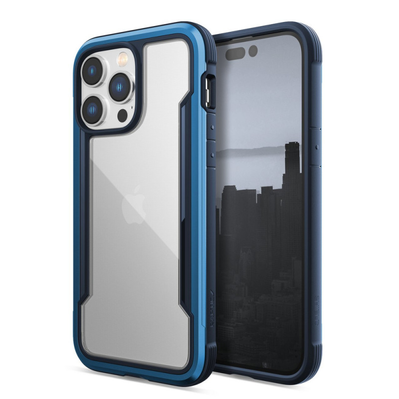 X-Doria Raptic Shield capa para Apple iPhone 14 Pro Max, azul-marinho