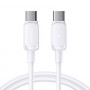 Cabo Joyroom S-A14 Multi-Color Series USB-C - USB-C, 60 W, 480 Mbps, 1,2 m, branco (S-CC100A141W)
