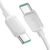 Cabo Joyroom S-A14 Multi-Color Series USB-C - USB-C, 60 W, 480 Mbps, 1,2 m, branco (S-CC100A141W)