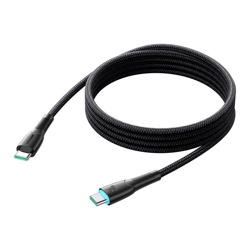 Joyroom Starry Series SA32-CC3 cabo USB-C - USB-C, 60 W, 480 Mbps, 1 m, preto
