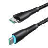 Joyroom Starry Series SA32-CC3 cabo USB-C - USB-C, 60 W, 480 Mbps, 1 m, preto