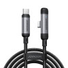 Joyroom EnjoyX Series S-A56 cabo USB-C - USB-C a 90°, 60 W, 480 Mbps, 1,2 m, preto