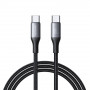 Joyroom Flash Series S-A28 cabo USB-C - USB-C, 60 W, 480 Mbps, 1 m, preto