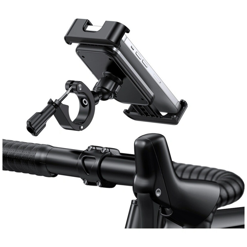 Suporte de telemóvel para bicicleta USAMS ZJ082, preto