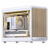 Jonsbo D33 Wood caixa de PC, caixa mini, mATX, vidro temperado, branca, madeira (D33 WD/WHITE)