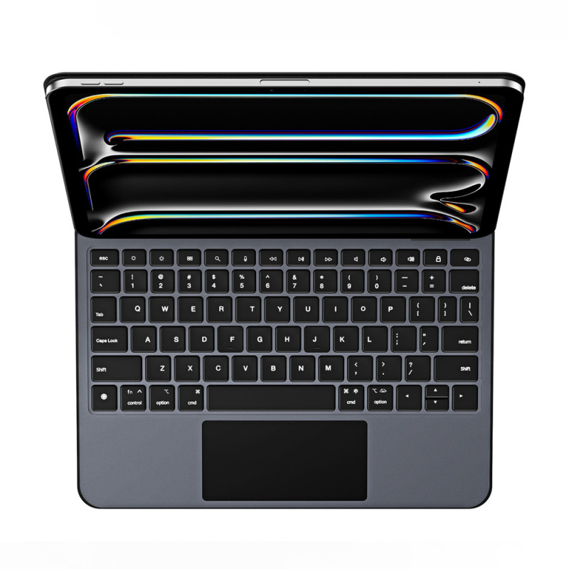 Dux Ducis capa com teclado da série MK para iPad Pro 11″ (2024), preta