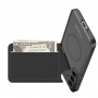 Dux Ducis capa Rafi II para Samsung Galaxy S25 com suporte e carteira, preta
