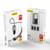 Dudao R5ProN carregador de carro com cabo 3 em 1 integrado (Lightning / USB-C / micro USB), 3,4 A, 1 m, preto