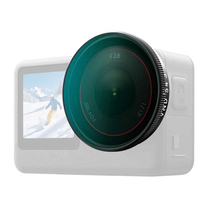 Telesin conjunto de filtros CPL/VND8/UV para DJI Osmo Action 6 (3 un.)