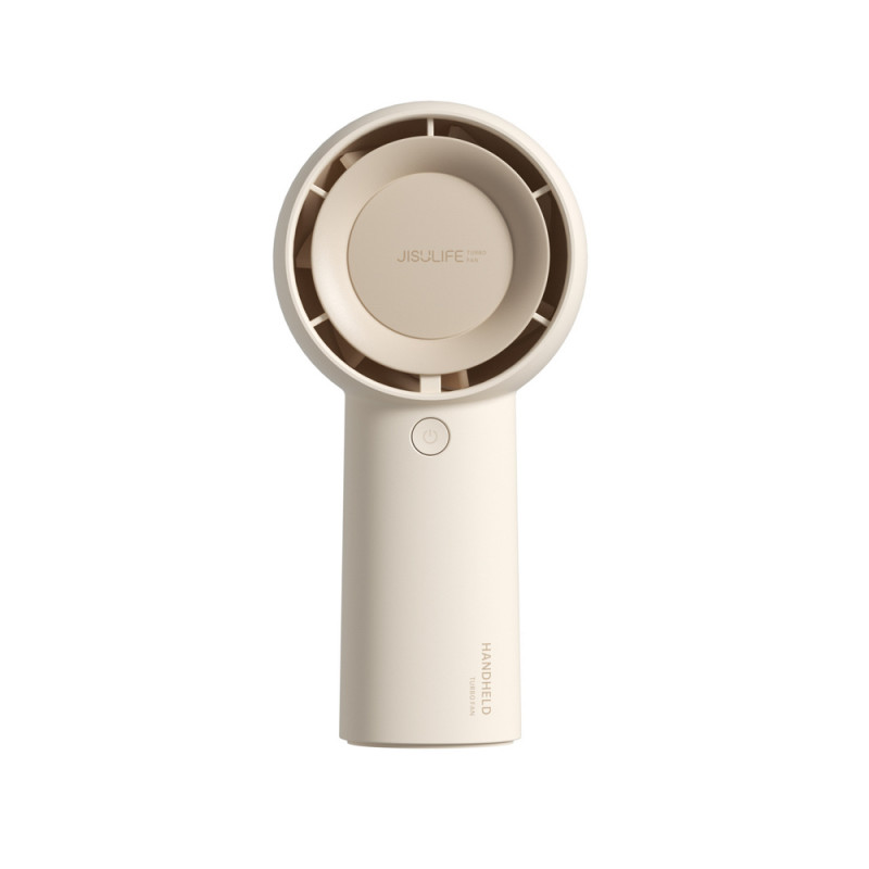 Jisulife Life5 Plus (FA43) ventoinha de mão, 4000 mAh, USB-C, bege