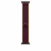 Apple Trail Loop bracelete para smartwatch 49 mm, bordeaux, M/L, acabamento em titânio preto, MKA94ZM/A