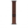 Apple Alpine Loop bracelete para smartwatch 49 mm, bordeaux, tamanho médio, acabamento em titânio preto, MKF14ZM/A